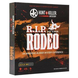 3/$55❤️new R.I.P. At The Rodeo Hunt A Killer murder mystery detective board game